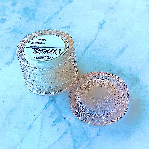 SUSAN JACOBS NEW YORK CANDLE SPRING GRAPEFRUIT NEW 1 WICK GRAPEFRUIT CRYSTAL 5.6 - Picture 4 of 4